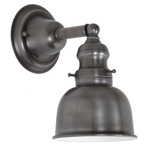 JVI Designs Union Square 1210-18 M2 Wall Light - Gun Metal