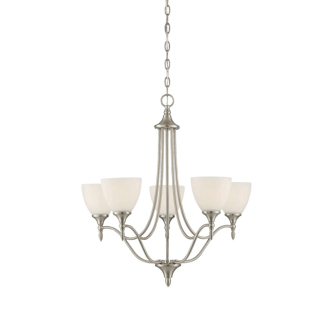 Savoy House Herndon 1-1001-5-SN Chandelier Light - Satin Nickel