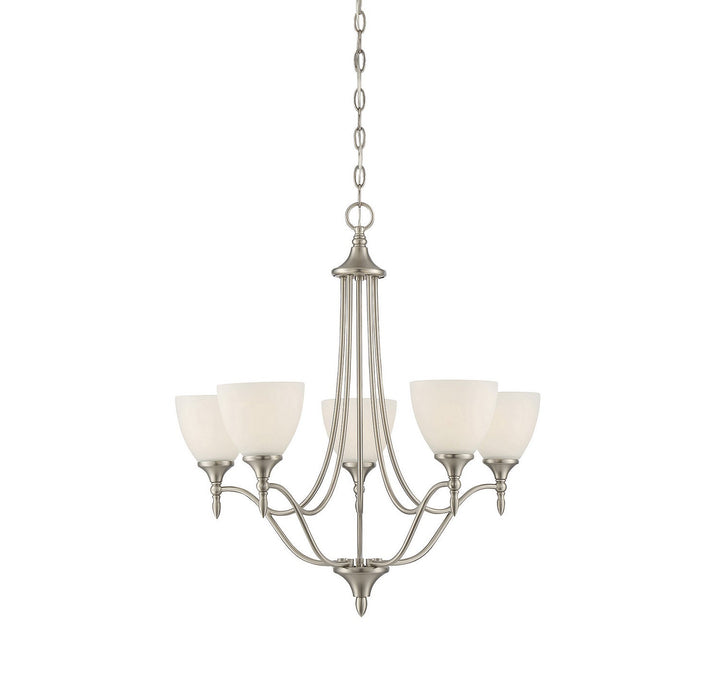 Savoy House Herndon 1-1001-5-SN Chandelier Light - Satin Nickel