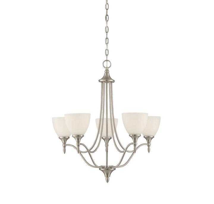 Savoy House Herndon 1-1001-5-SN Chandelier Light - Satin Nickel