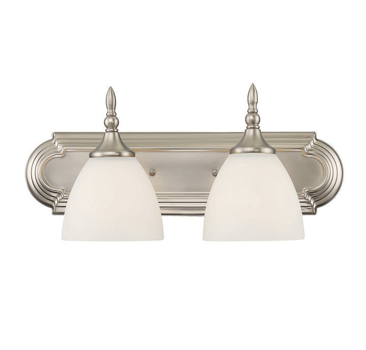 Savoy House Herndon 8-1007-2-SN Bath Vanity Light 18 in. wide - Satin Nickel