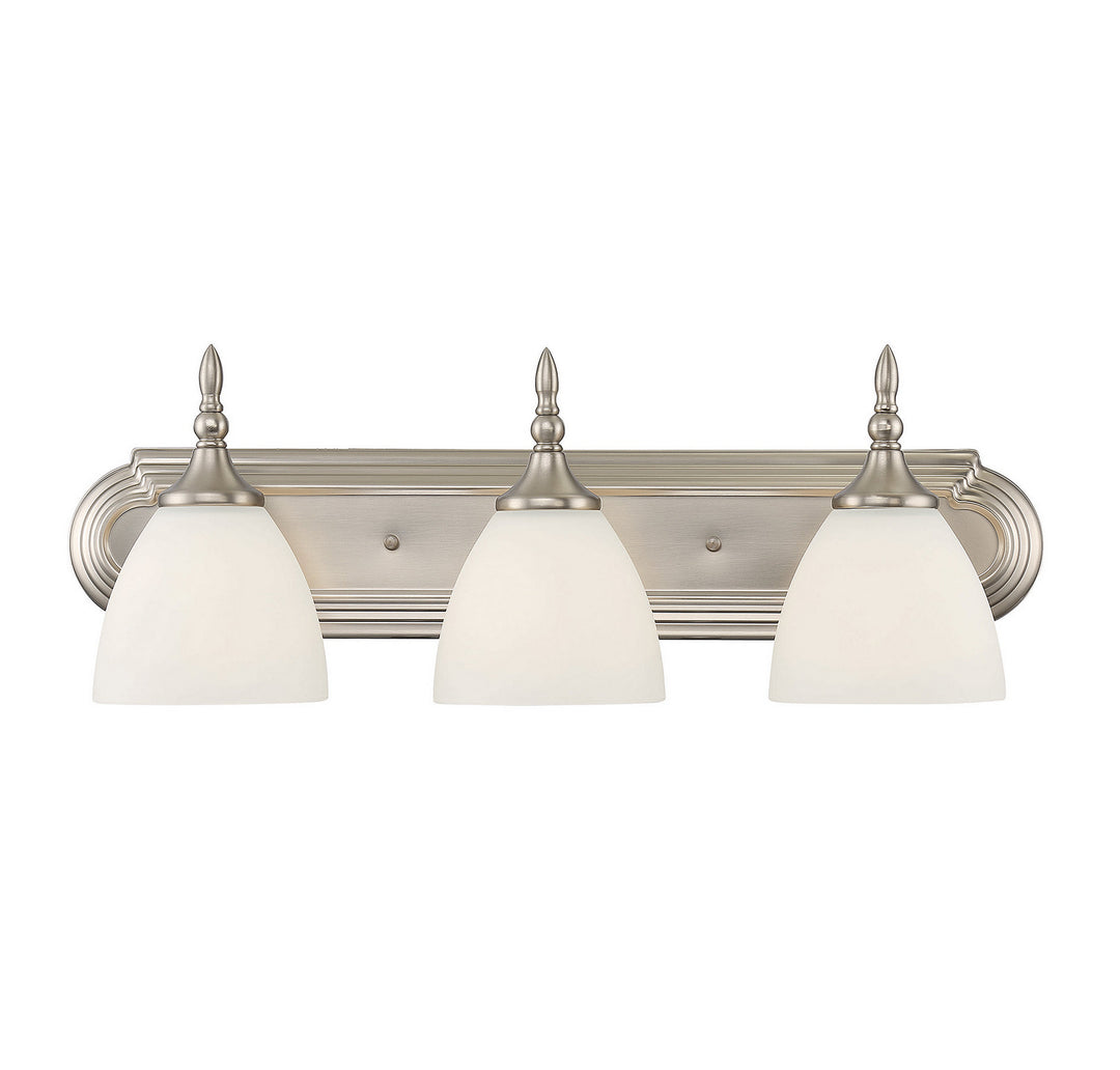 Savoy House Herndon 8-1007-3-SN Bath Vanity Light 24 in. wide - Satin Nickel
