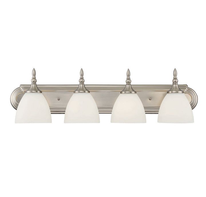 Savoy House Herndon 8-1007-4-SN Bath Vanity Light 30 in. wide - Satin Nickel