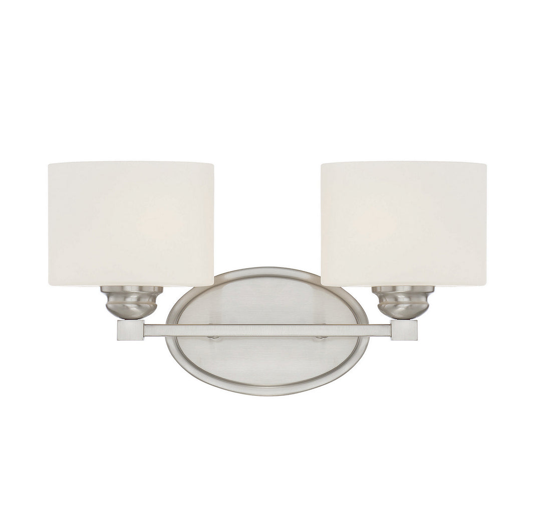 Savoy House Kane 8-890-2-SN Bath Vanity Light 16 in. wide - Satin Nickel