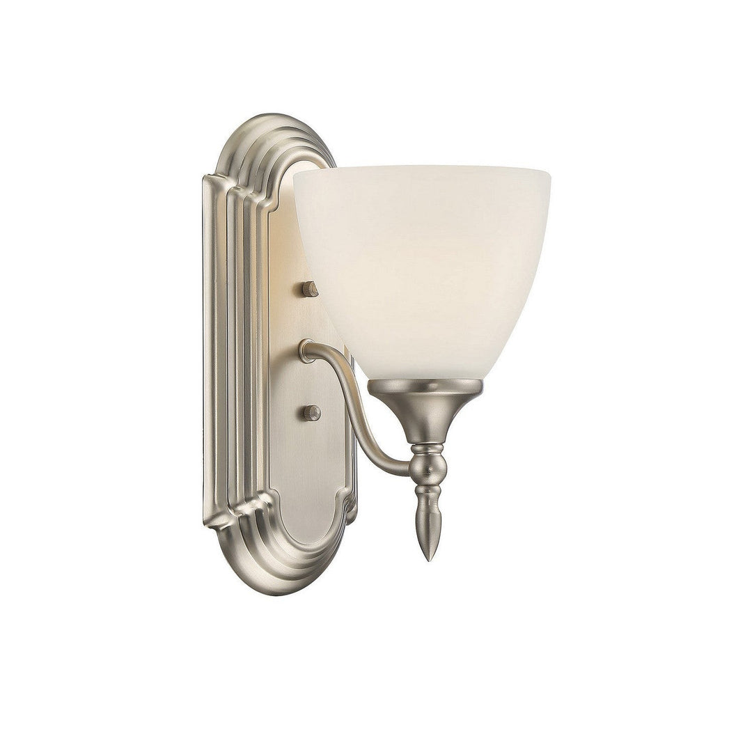 Savoy House Herndon 9-1007-1-SN Wall Sconce Light - Satin Nickel