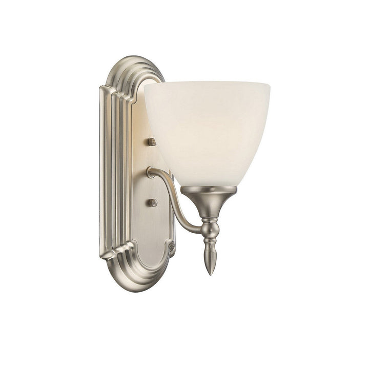 Savoy House Herndon 9-1007-1-SN Wall Sconce Light - Satin Nickel