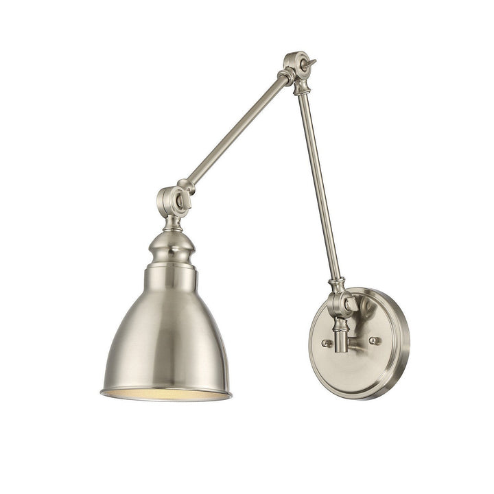 Savoy House Lighting 9-960-1-SN  Dakota Lamp Satin Nickel