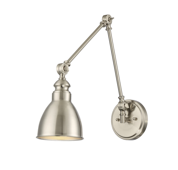 Savoy House Lighting 9-960-1-SN  Dakota Lamp Satin Nickel