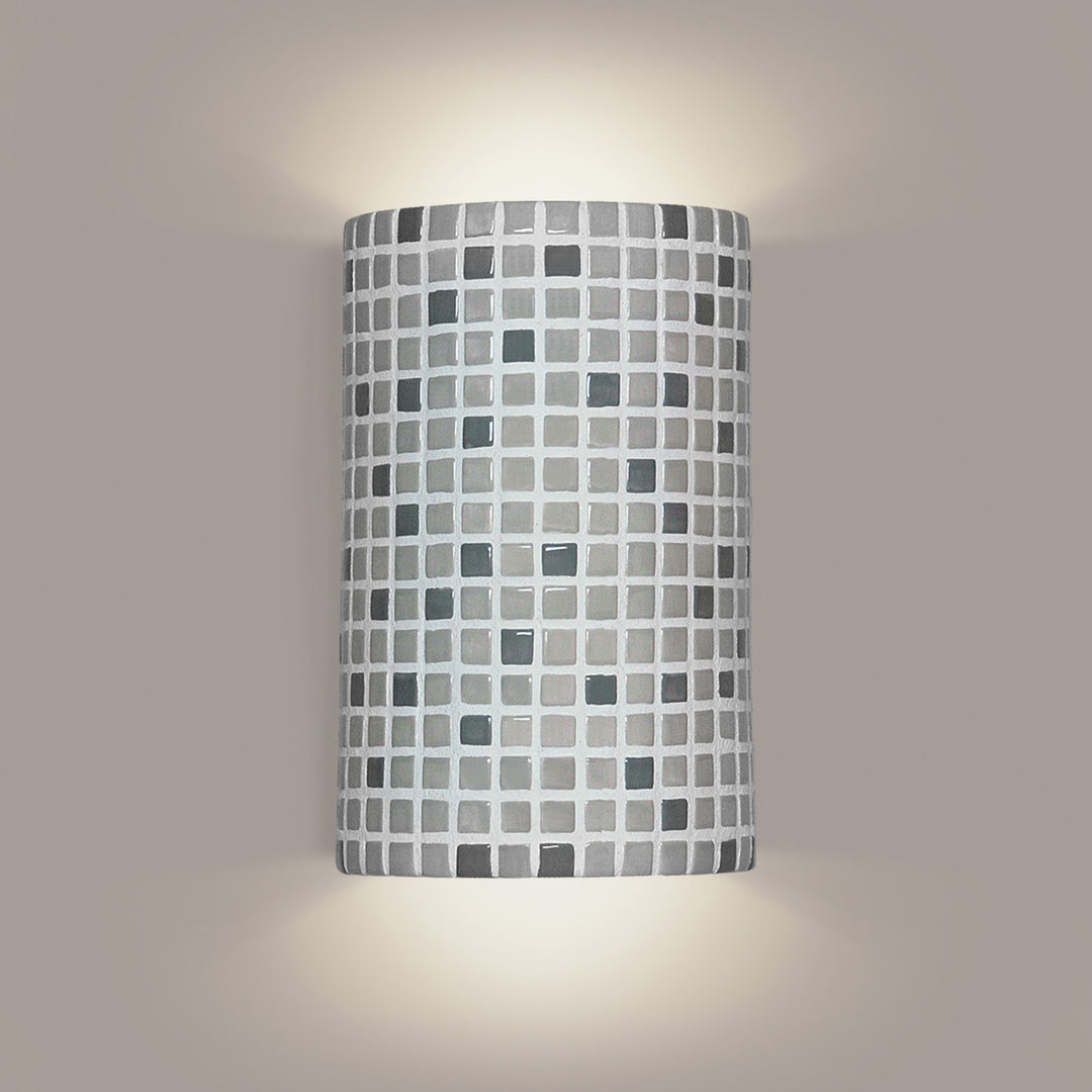 A-19 Mosaic M20308-GY Wall Sconce Light - Grey