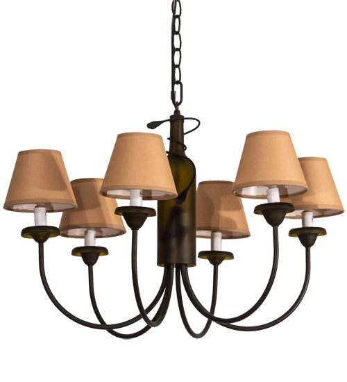 Meyda Tiffany Tuscan Vineyard 65544 Chandelier Light - Antique Copper