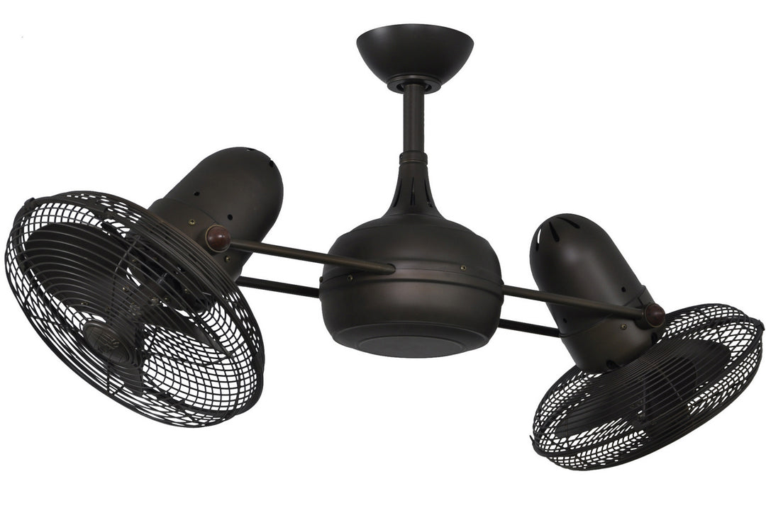 Matthews Fan Company Dagny DG-TB-MTL Ceiling Fan 13 - Textured Bronze, Textured Bronze/