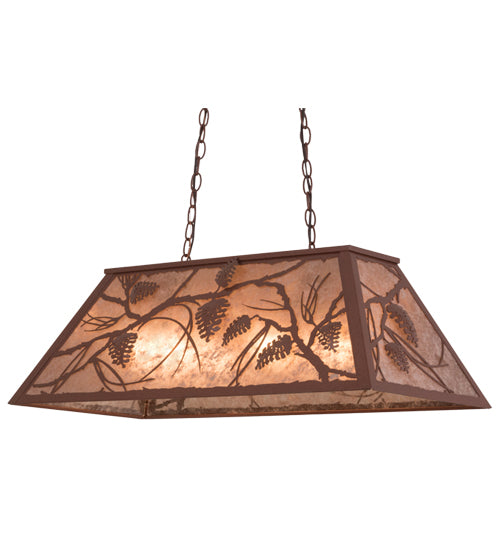 Meyda Tiffany Whispering Pines 65595 Pendant Light - Rust