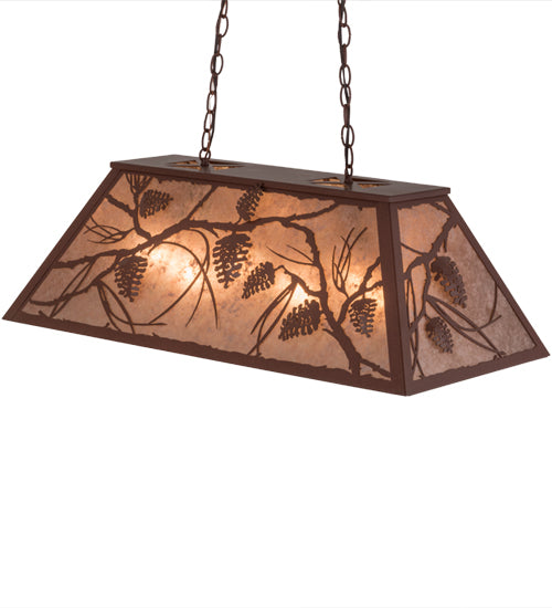 Meyda Tiffany Whispering Pines 65595 Pendant Light - Rust