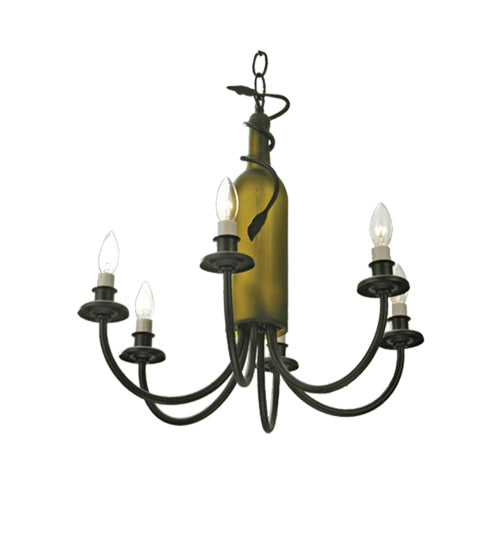 Meyda Tiffany Tuscan Vineyard 65616 Chandelier Light - Antique Copper