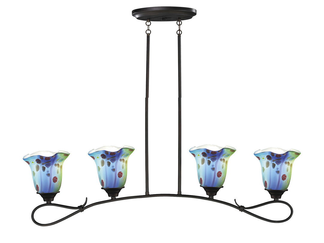 Dale Tiffany Morgan AH14238 Pendant Light - Dark Bronze
