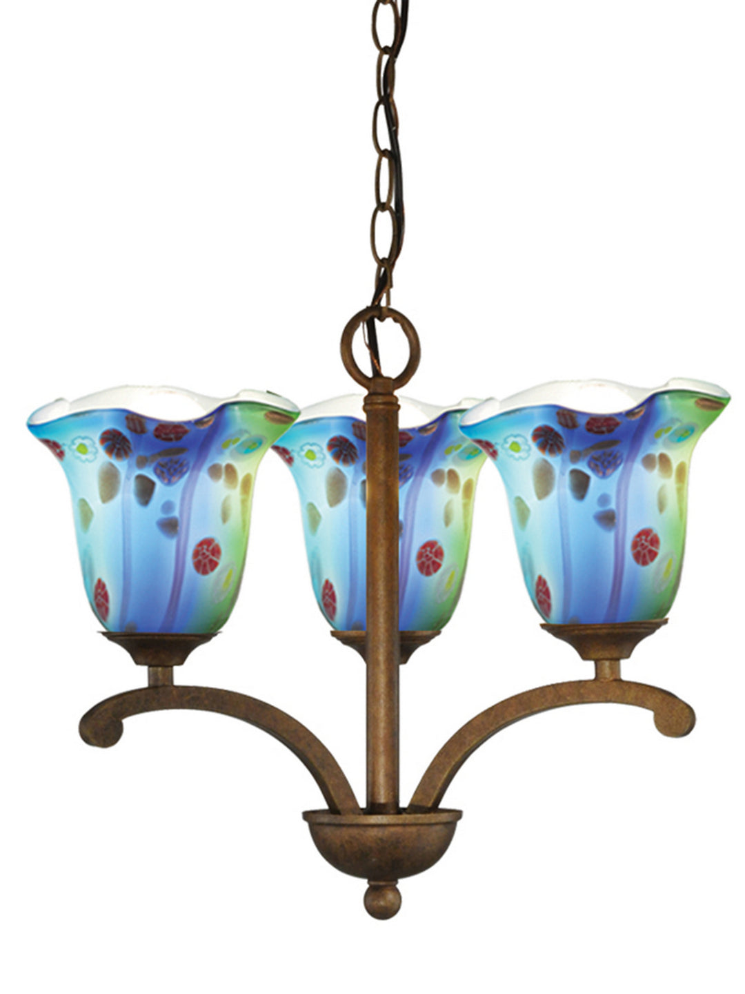 Dale Tiffany Morgan AH14289 Chandelier Light - Antique Golden Bronze