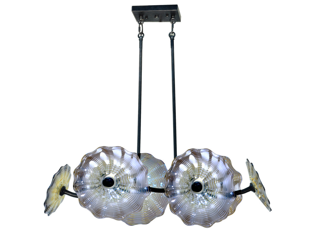 Dale Tiffany Impasto AH14345 Pendant Light - Dark Bronze