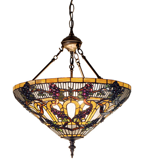 Meyda Tiffany Jeweled Grape 65651 Pendant Light - Zasdy Ha Purple