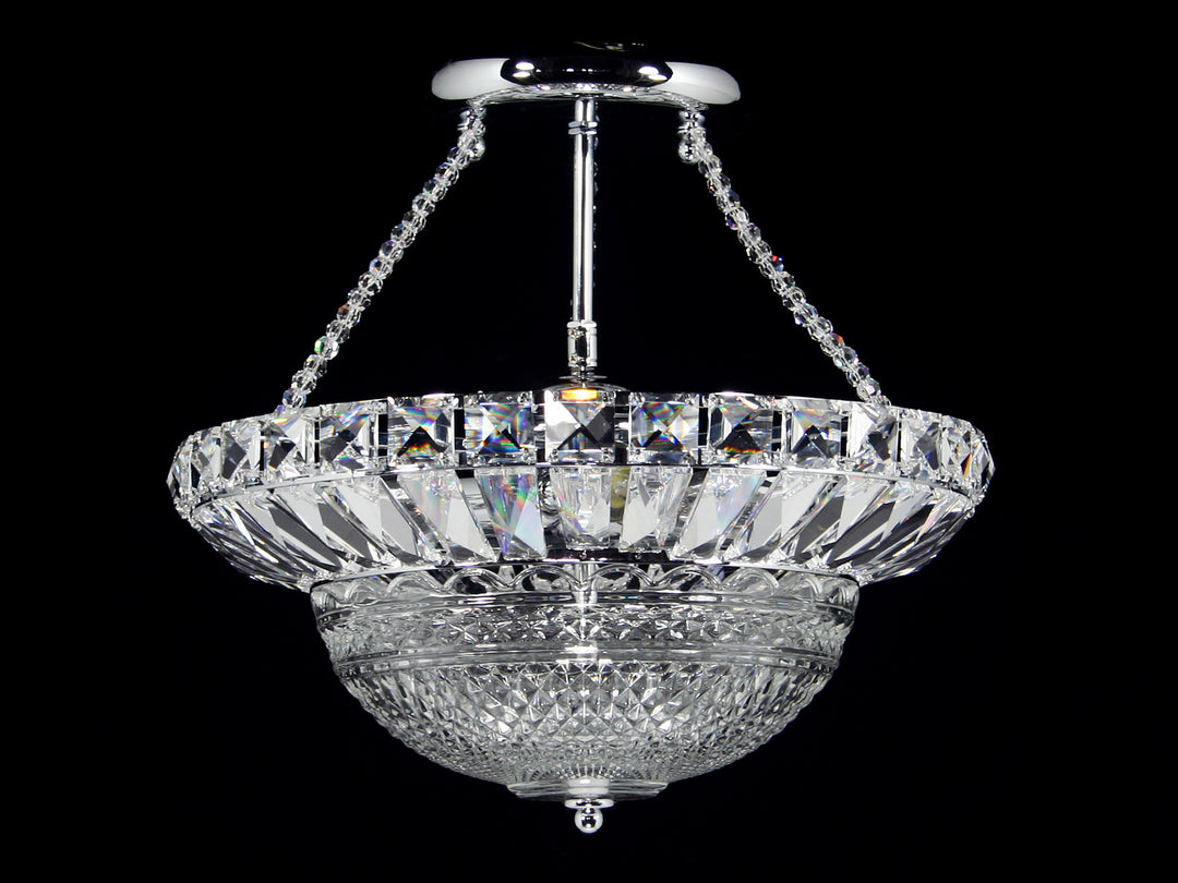 Dale Tiffany Pendant GH13385 Pendant Light - Polished Chrome