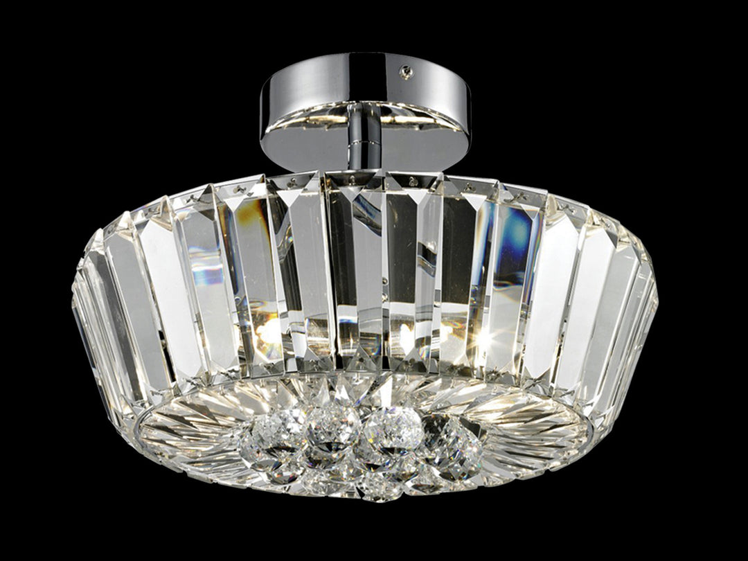 Dale Tiffany Woodstone GH14149 Ceiling Light - Polished Chrome