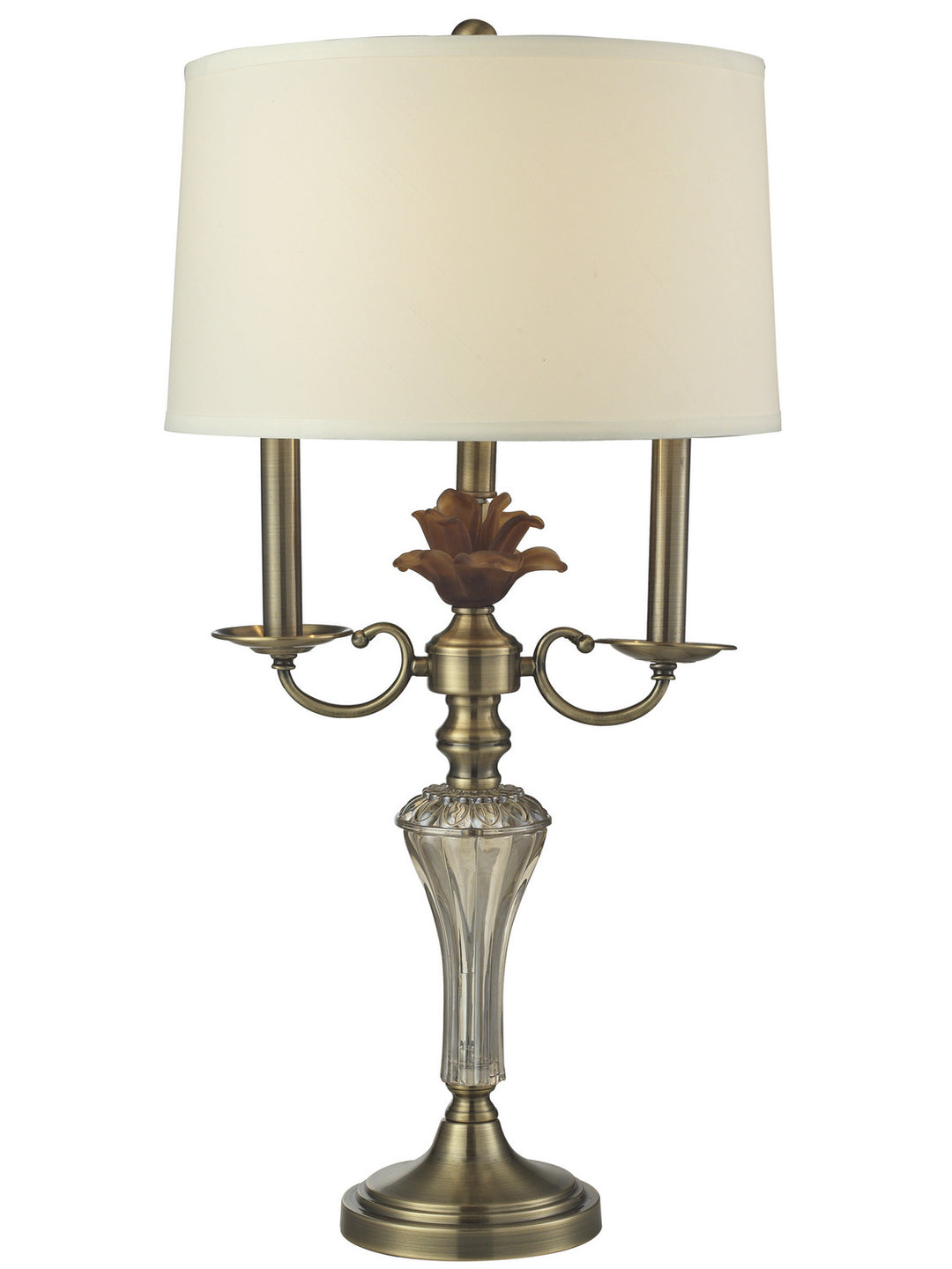 Dale Tiffany GT14276 Champagne Lamp Antique Brass