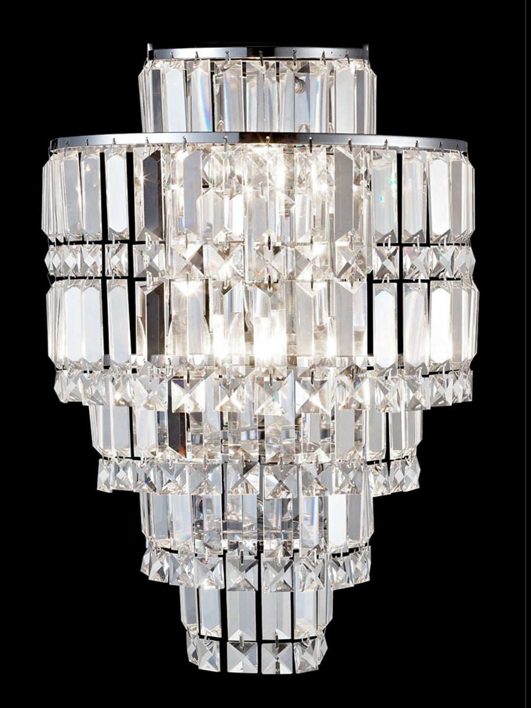 Dale Tiffany Cathedral GW13348 Wall Sconce Light - Polished Chrome