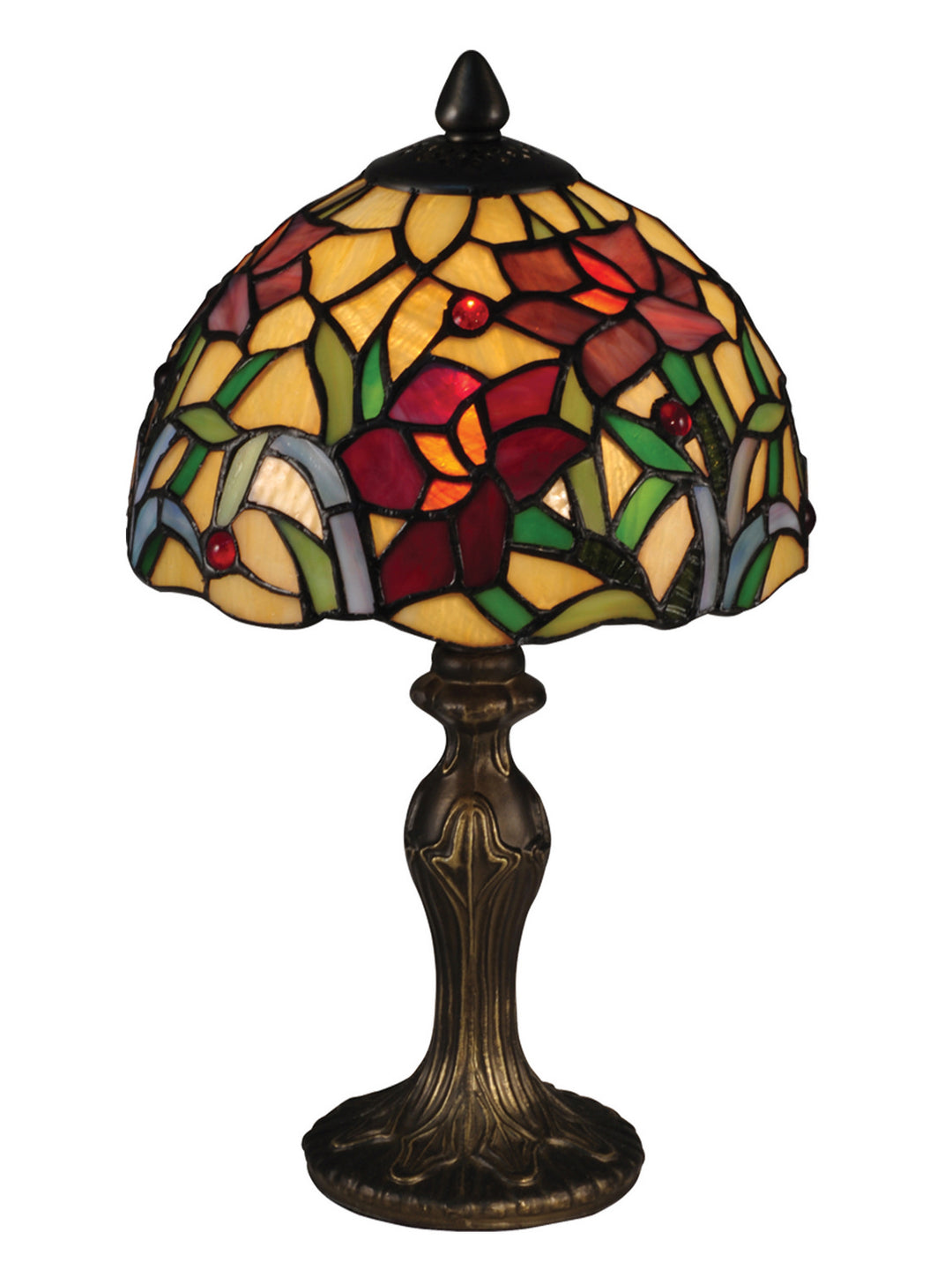 Dale Tiffany TA15087 Teller Lamp Antique Brass