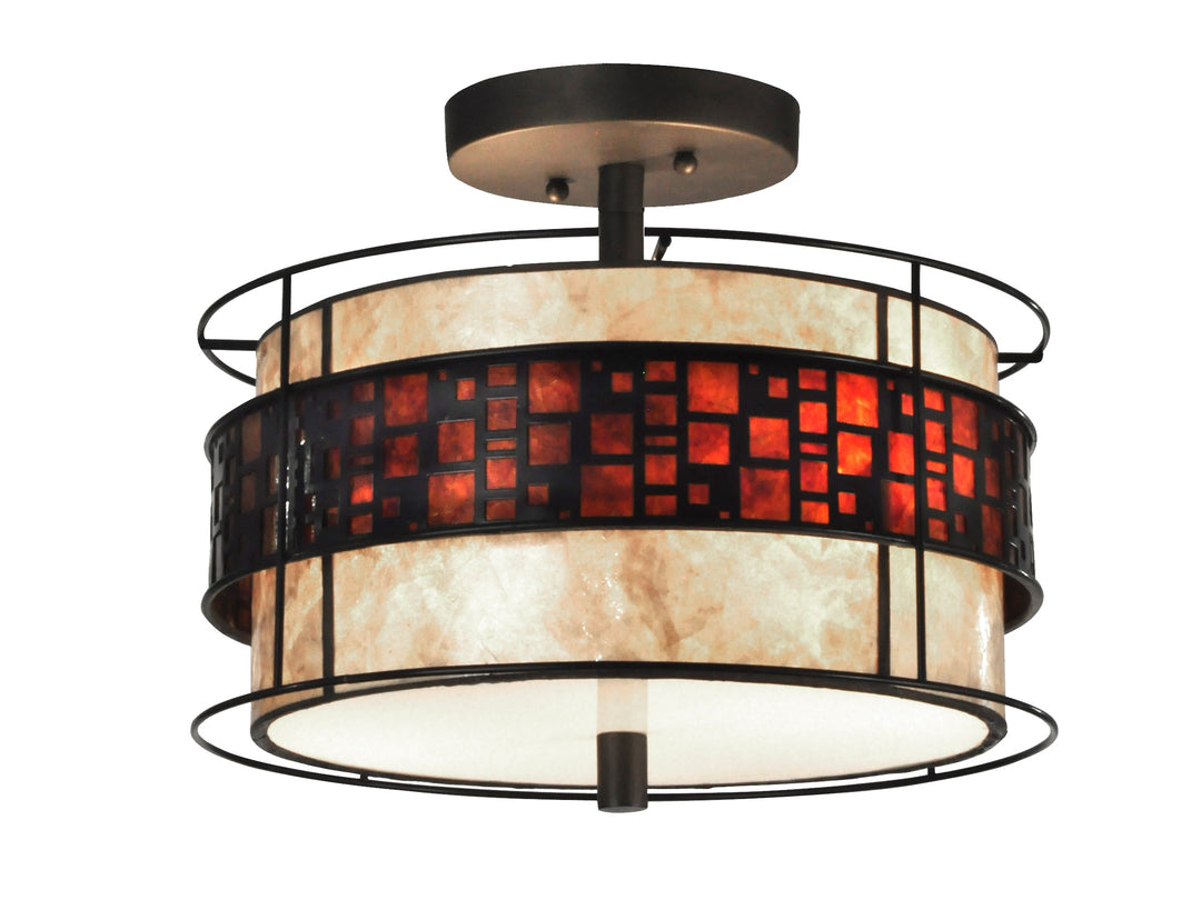Dale Tiffany Cobblestone TH14005 Ceiling Light - Dark Bronze
