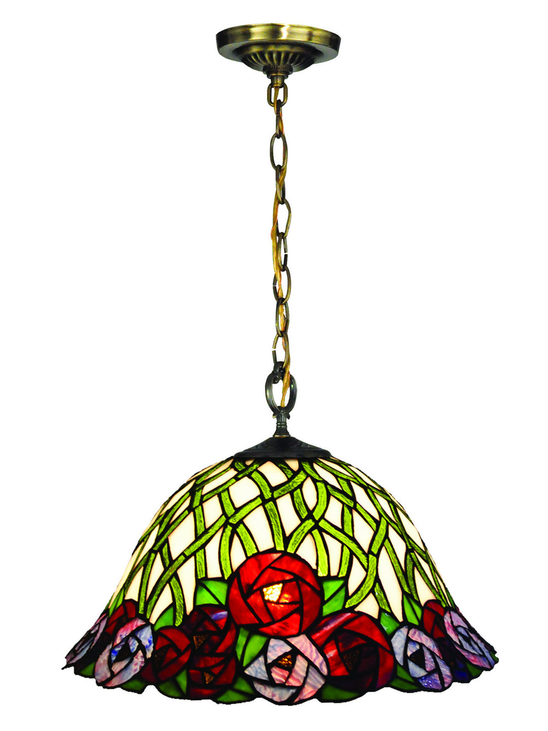Dale Tiffany Misty Rose TH14250 Pendant Light - Tiffany Bronze