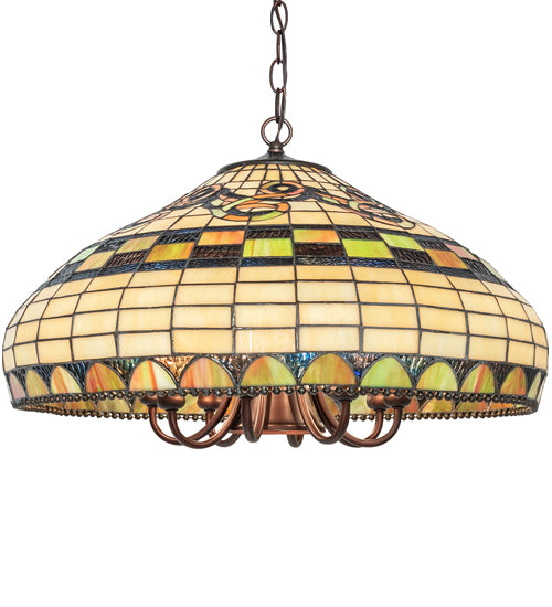 Meyda Tiffany Tiffany Edwardian 65670 Pendant Light - Mahogany Bronze