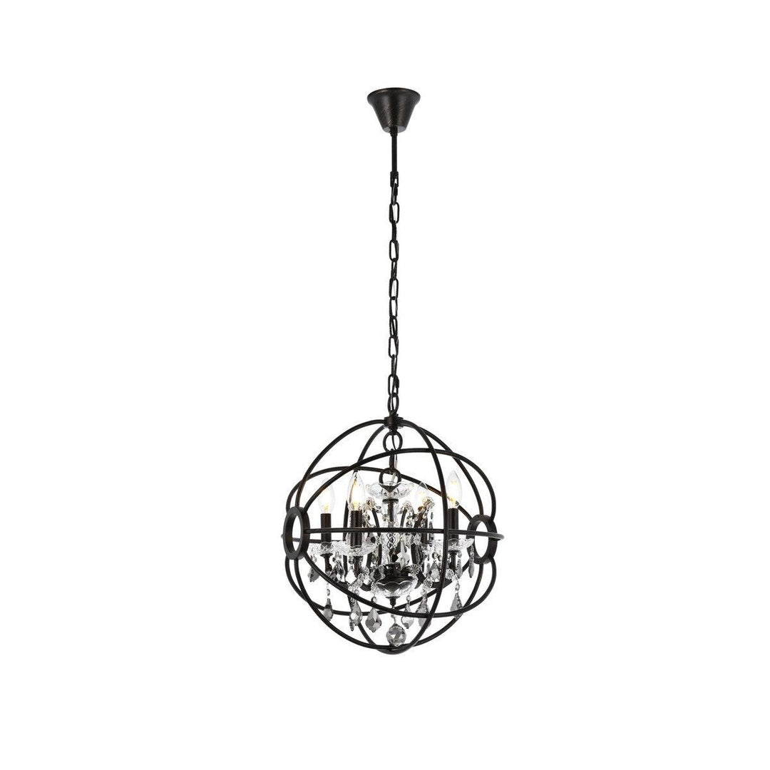 Elegant Geneva 1130D17DB-SS/RC Pendant Light - Dark Bronze