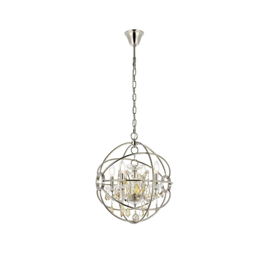 Elegant Geneva 1130D17PN-GT/RC Pendant Light - Polished Nickel