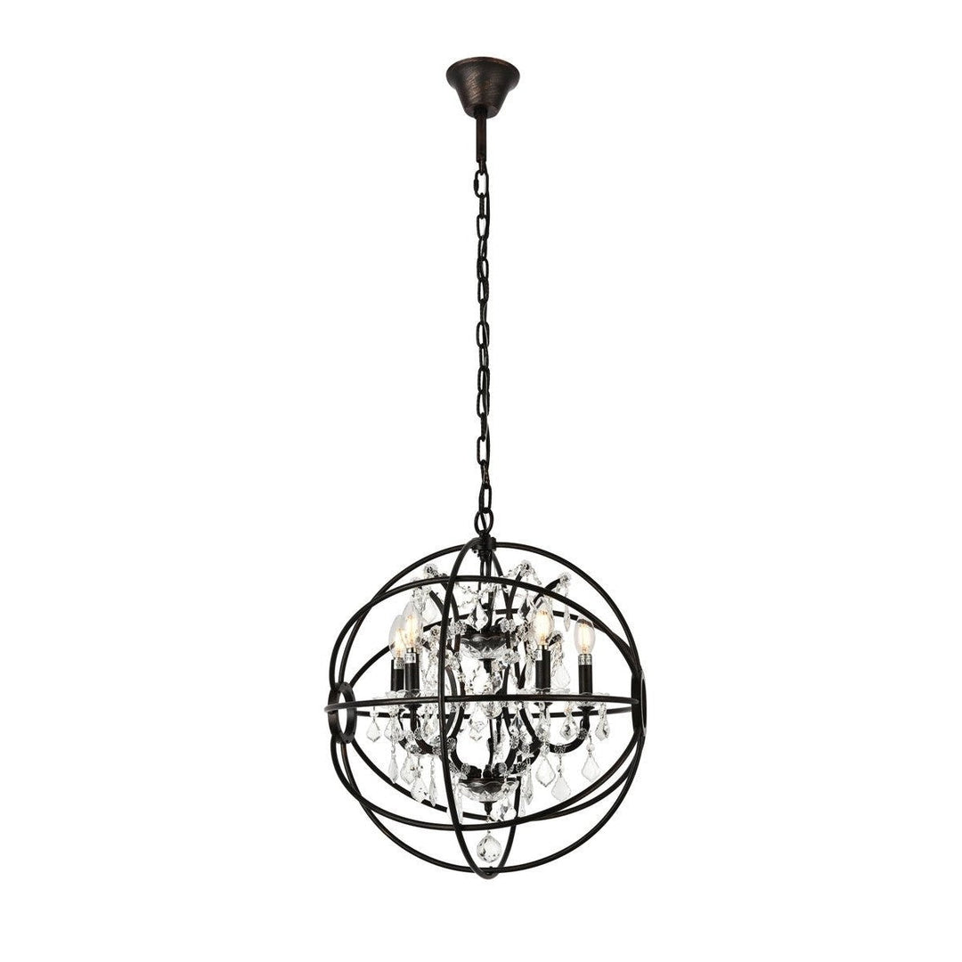 Elegant Geneva 1130D20DB/RC Pendant Light - Dark Bronze