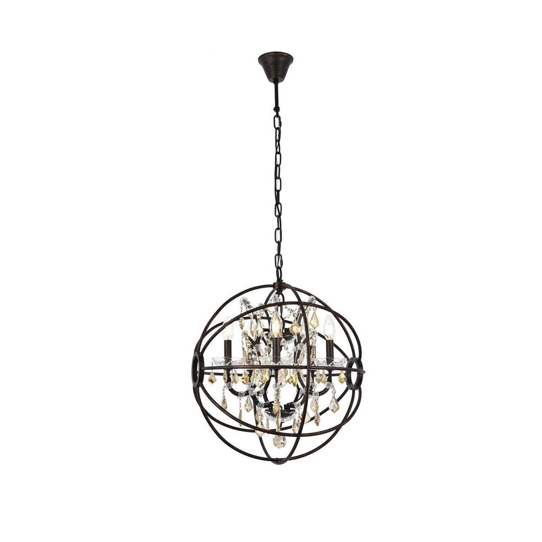 Elegant Geneva 1130D20DB-GT/RC Pendant Light - Dark Bronze