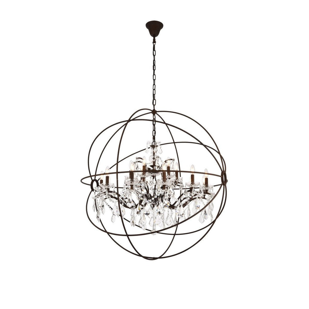 Elegant Geneva 1130G43RI/RC Chandelier Light - Rustic Intent