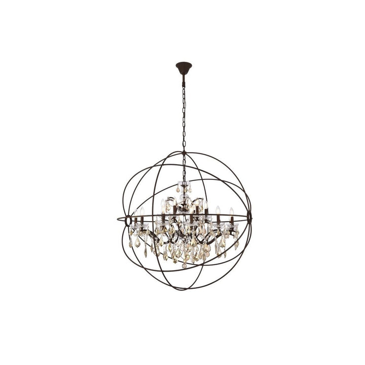 Elegant Geneva 1130G43RI-GT/RC Chandelier Light - Rustic Intent