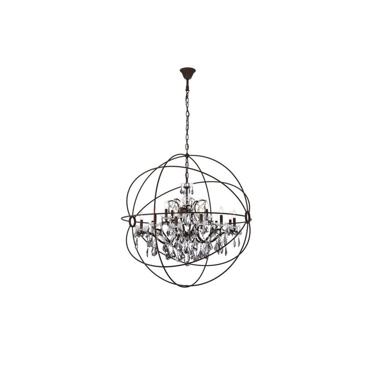 Elegant Geneva 1130G43RI-SS/RC Chandelier Light - Rustic Intent