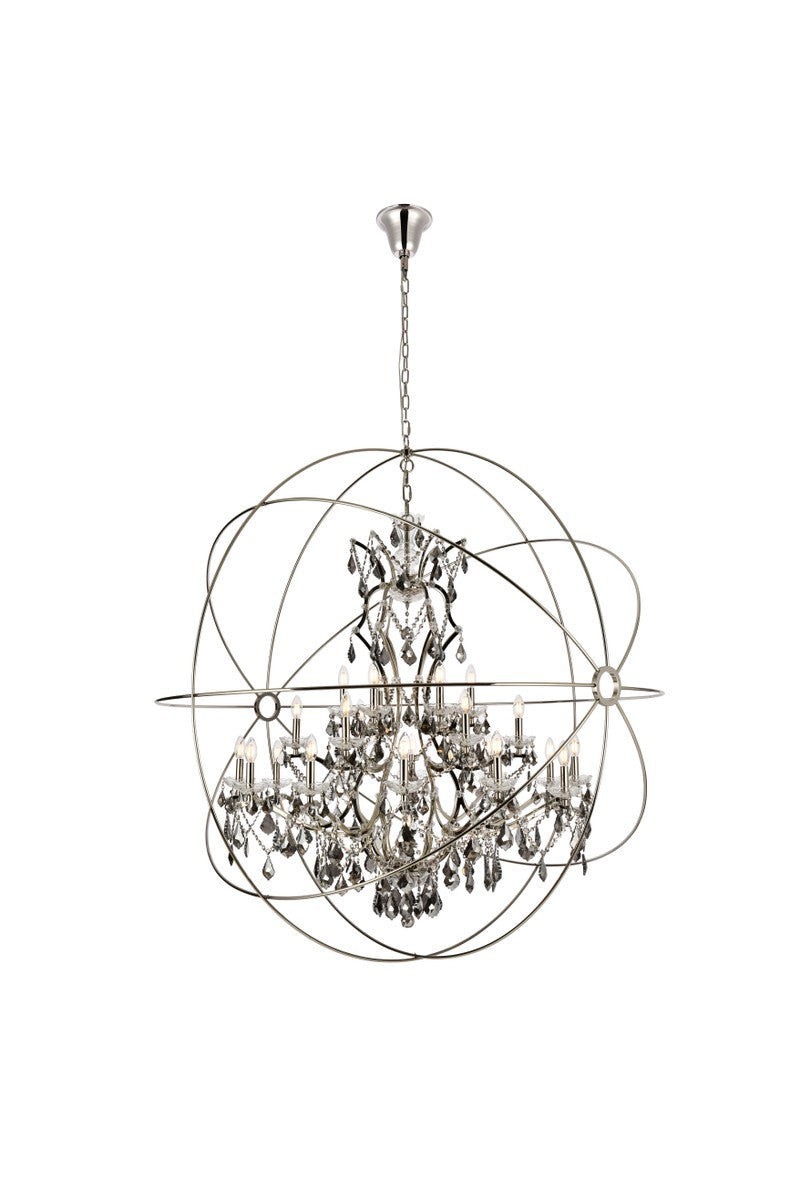 Elegant Geneva 1130G60PN-SS/RC Chandelier Light - Polished Nickel