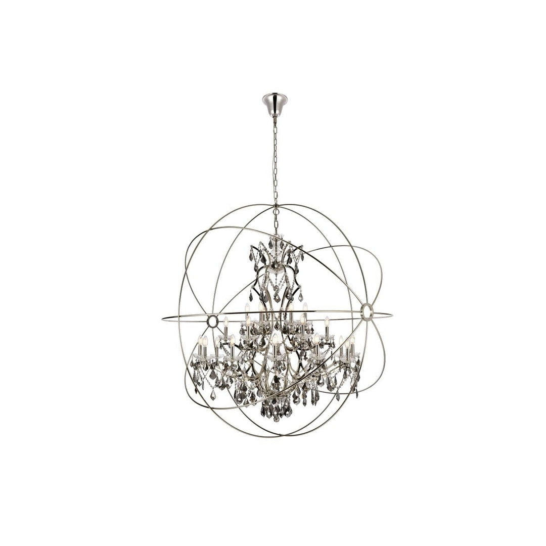 Elegant Geneva 1130G60PN-SS/RC Chandelier Light - Polished Nickel