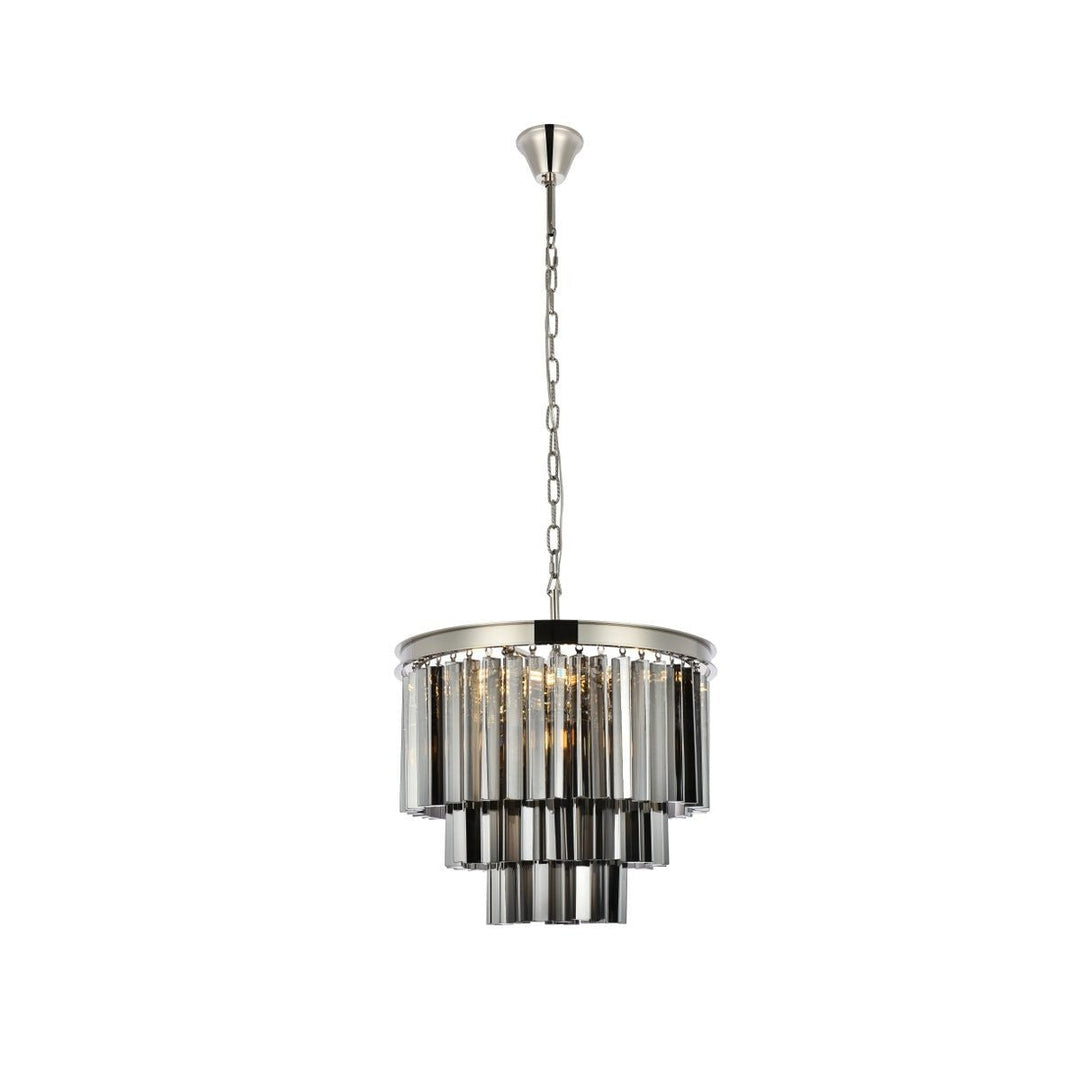 Elegant Sydney 1201D20PN-SS/RC Pendant Light - Polished Nickel