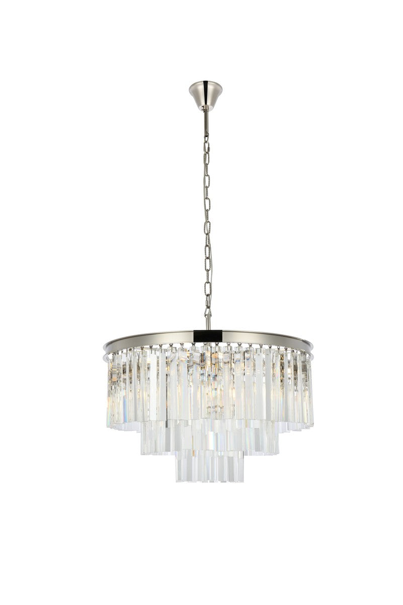 Elegant Sydney 1201D26PN/RC Pendant Light - Polished Nickel