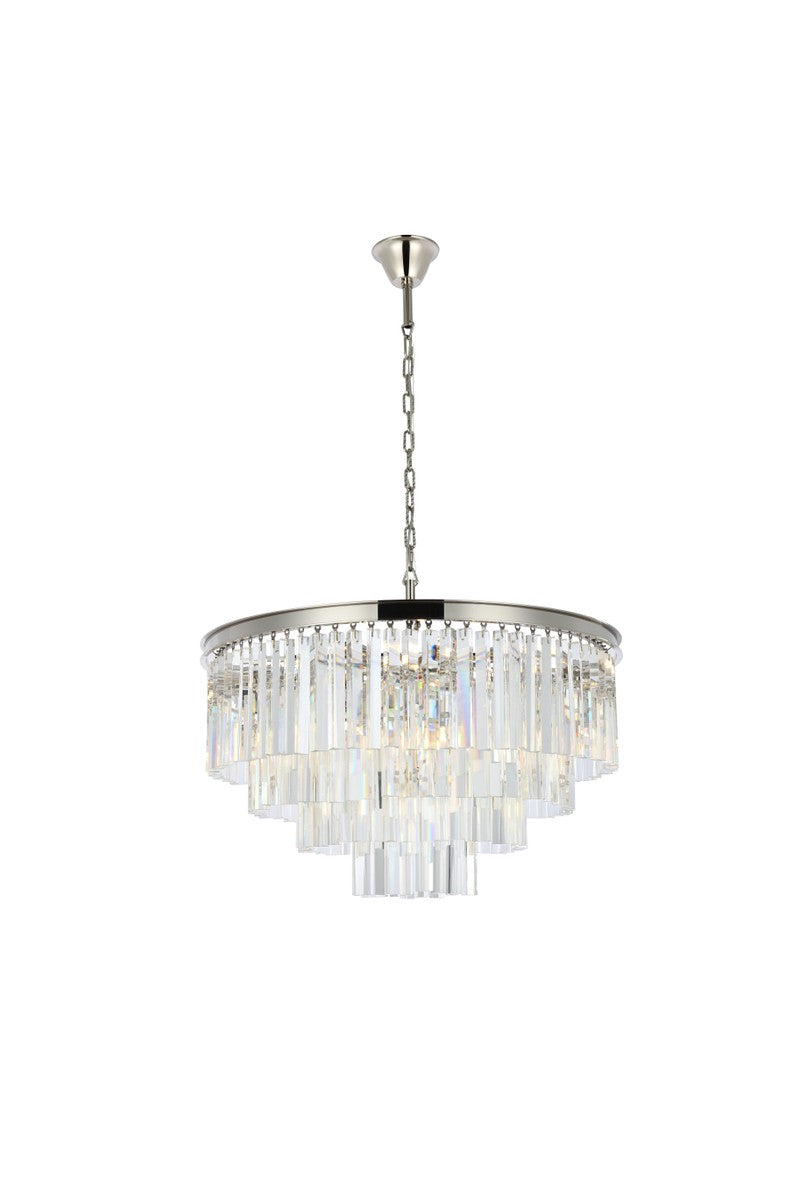 Elegant Sydney 1201D32PN/RC Pendant Light - Polished Nickel