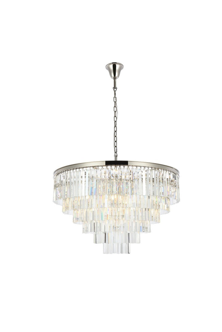 Elegant Sydney 1201D44PN/RC Pendant Light - Polished Nickel