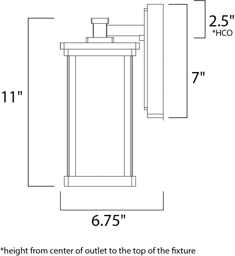 Maxim Lighting 65752FSBZ  Terrace Led E26 Outdoor Bronze