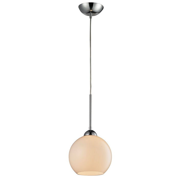 Elk Cassandra 10240/1WH Pendant Light - Polished Chrome