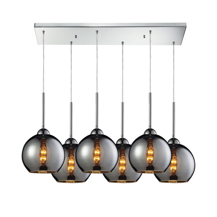 Elk Cassandra 10240/6RC-CHR Pendant Light - Polished Chrome