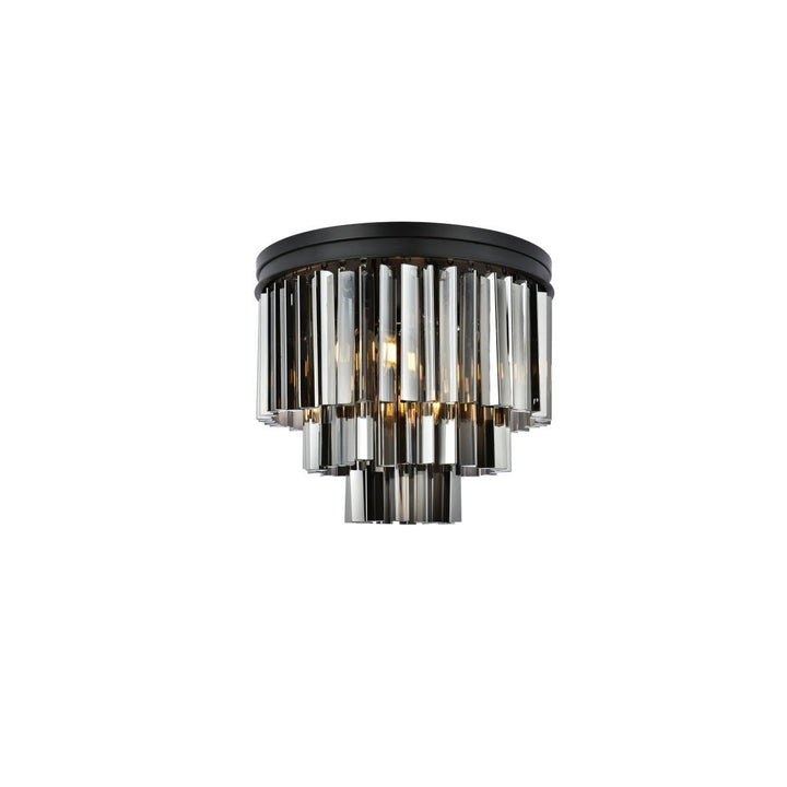 Elegant Sydney 1201F20MB-SS/RC Ceiling Light - Matte Black