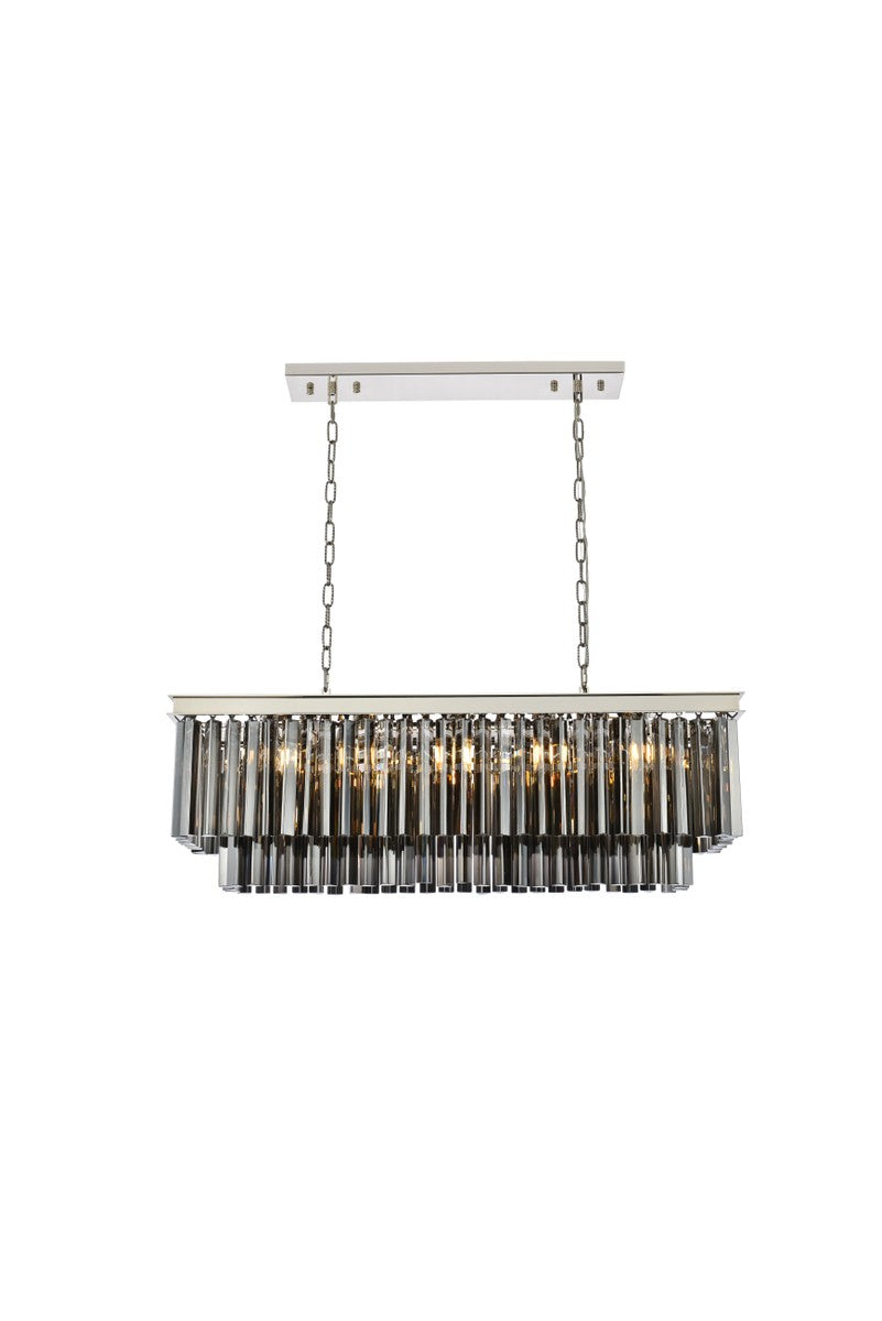 Elegant Sydney 1202D40PN-SS/RC Pendant Light - Polished Nickel