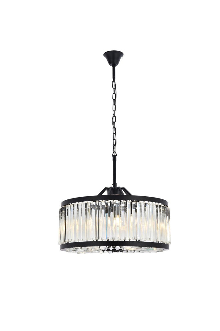 Elegant Chelsea 1203D28MB/RC Pendant Light - Matte Black