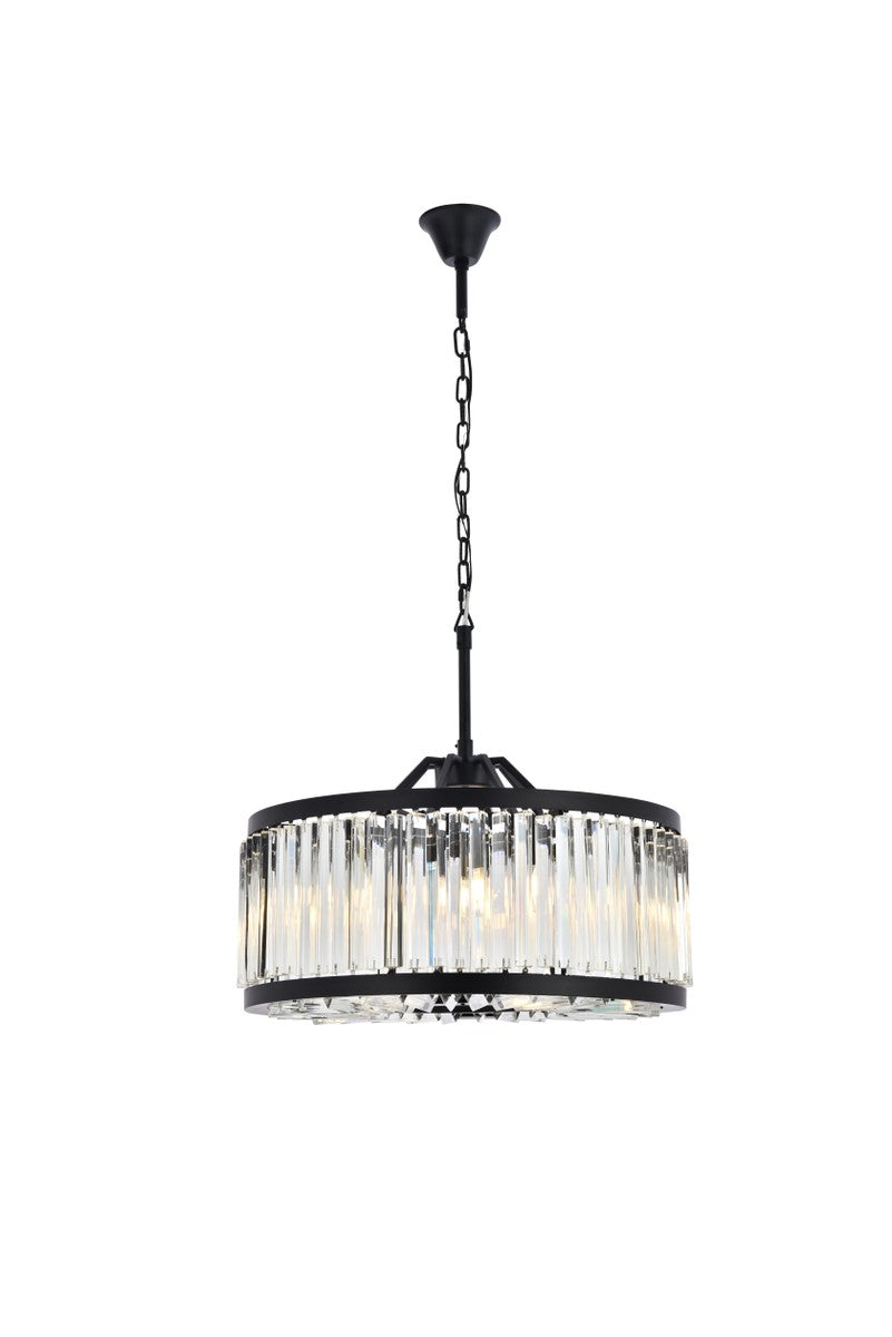 Elegant Chelsea 1203D28MB/RC Pendant Light - Matte Black